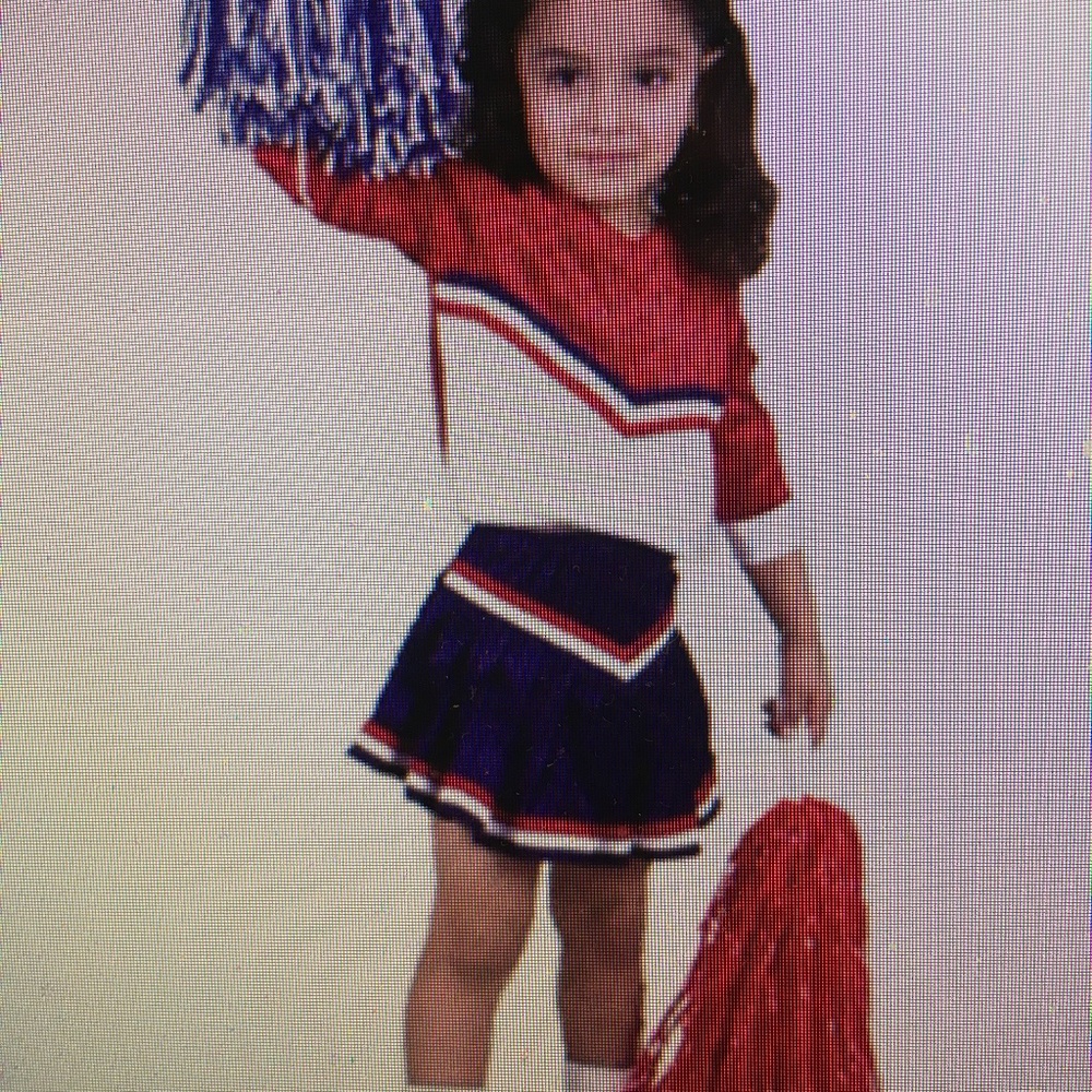 Toddler Cheerleader Costume Velvet 2 pc. Charades
